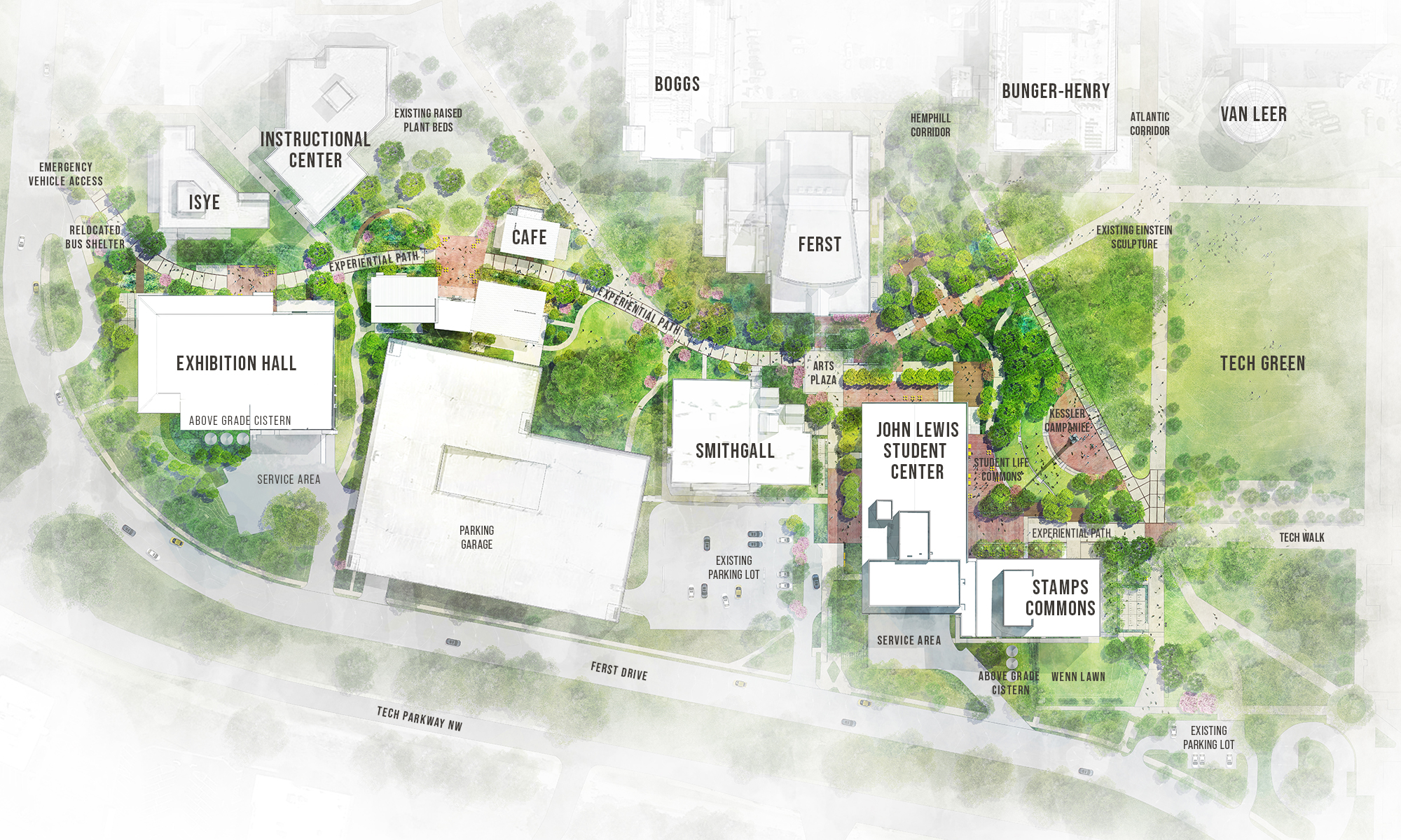 Georgia Tech Campus Center Cooper Carry   Georgia Tech Campus Center Master Plan 2 