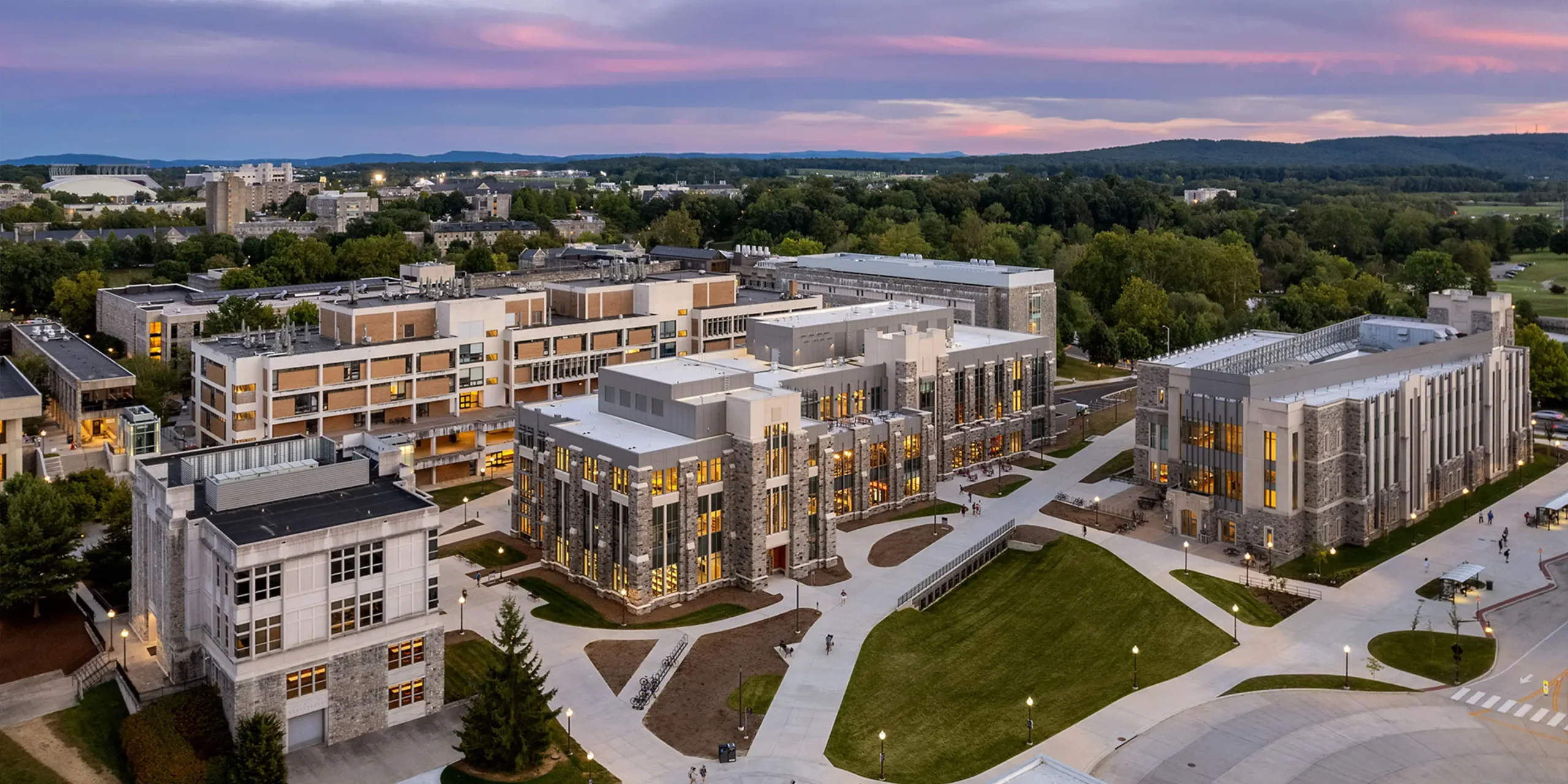 Hitt Hall at Virginia Tech, Exterior Bird's Eye View