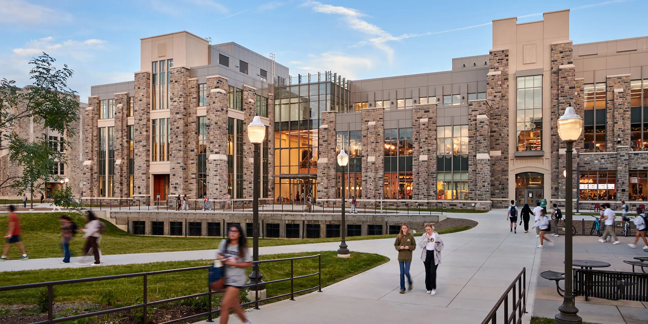 Hitt Hall at Virginia Tech, Exterior View