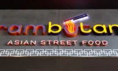 Rambutan, Asian Street Food, Illuminated Channel Letters