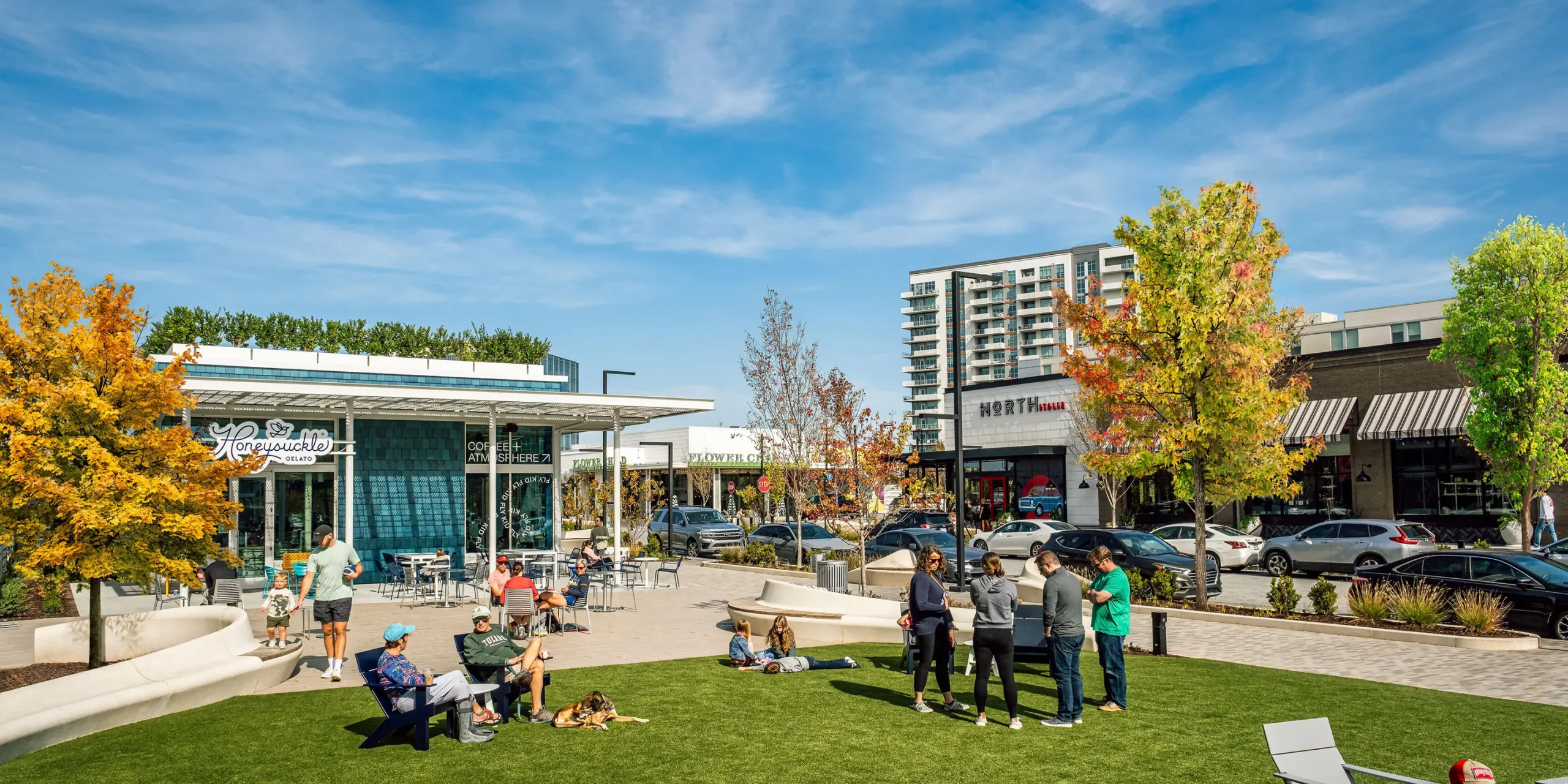 The Bowl at Ballantyne, Mixed-Use Development, Outdoor Lawn Amenity