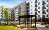 Solis Midtown Multifamily, Exterior View of Pool and Outdoor Amenities