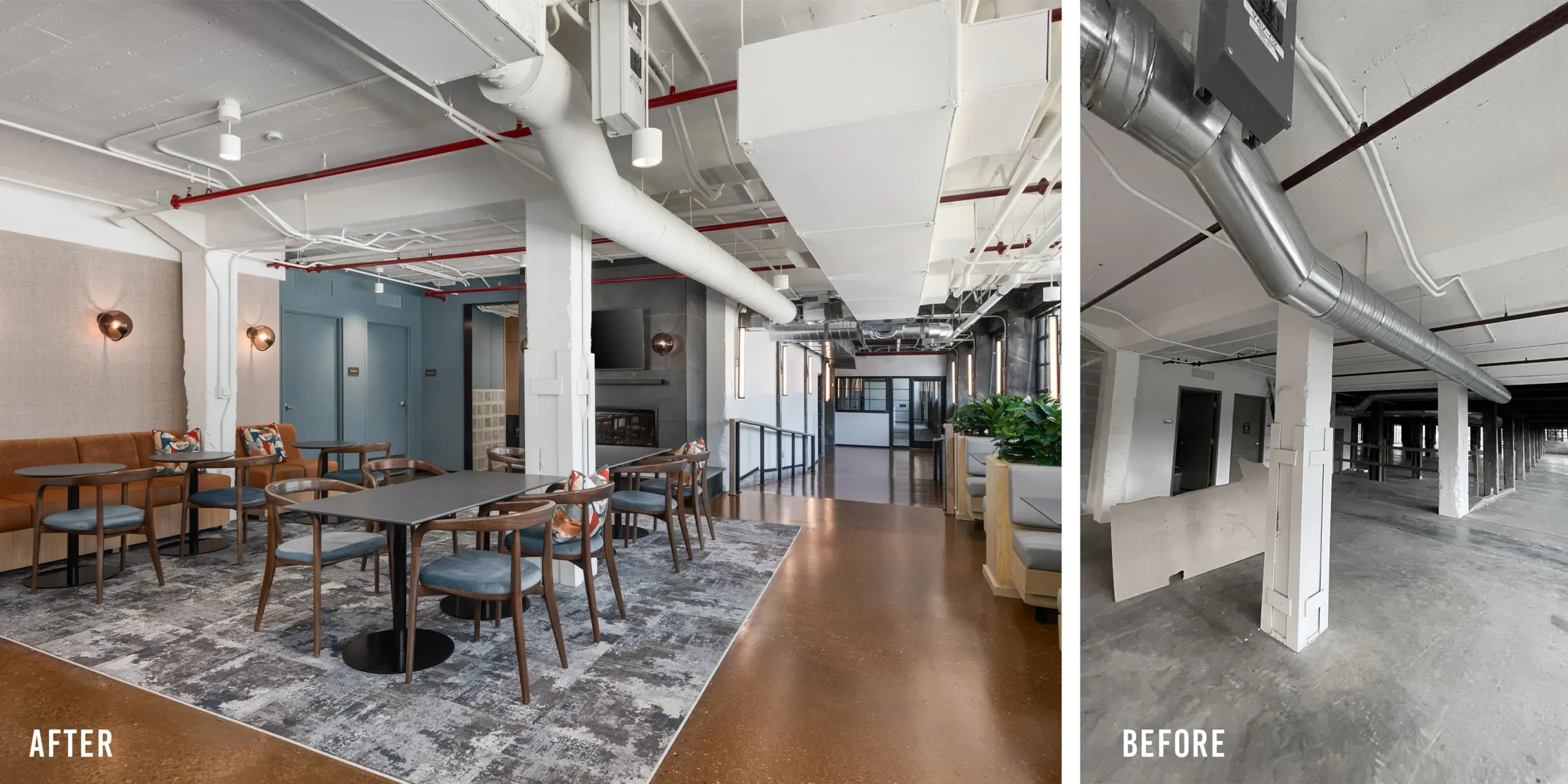 Werthan Mill Warehouse Interior Fit-Out, View of Offices