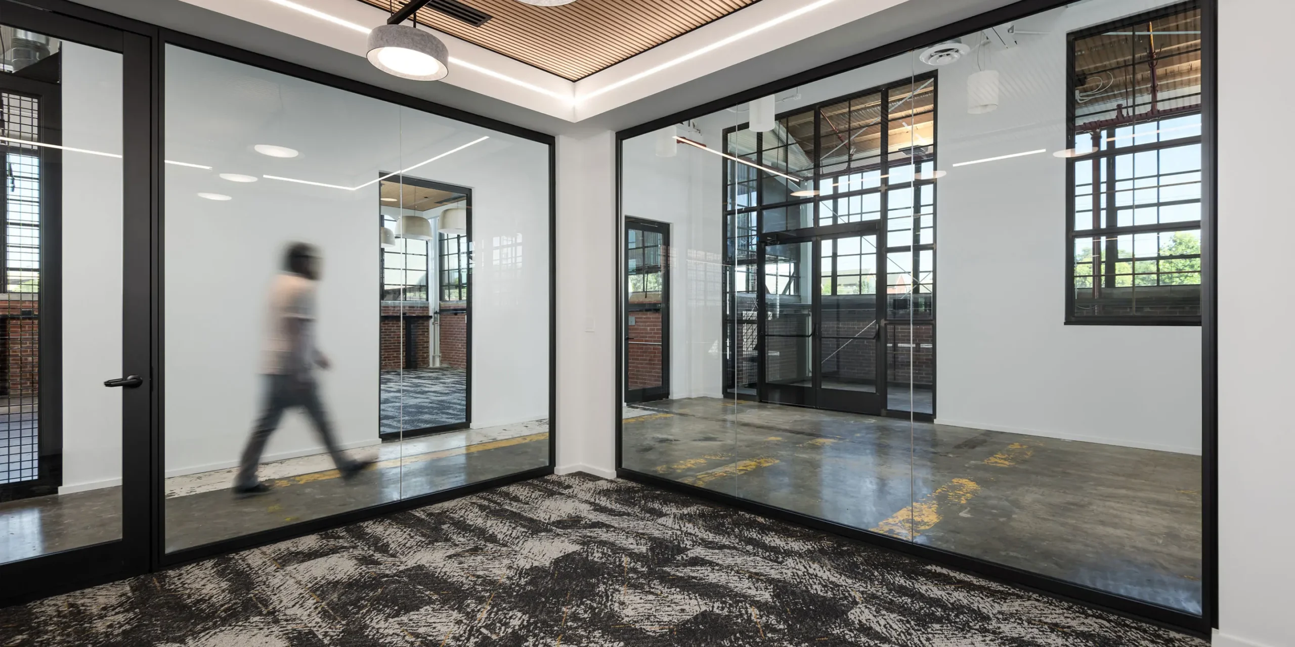 Werthan Mill Warehouse Interior Fit-Out, View of Offices