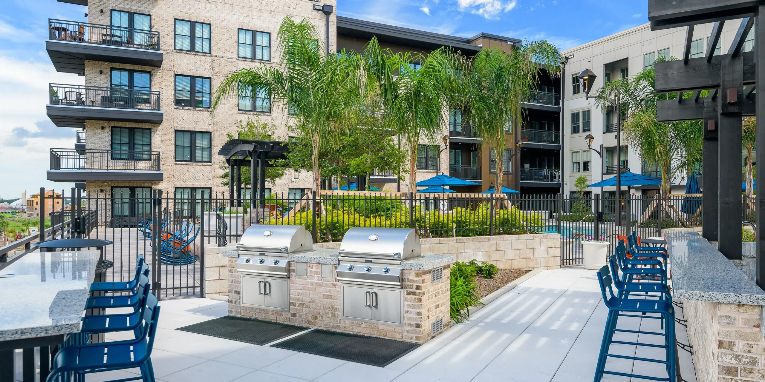 Eastern Wharf Multifamily, Outdoor Kitchen