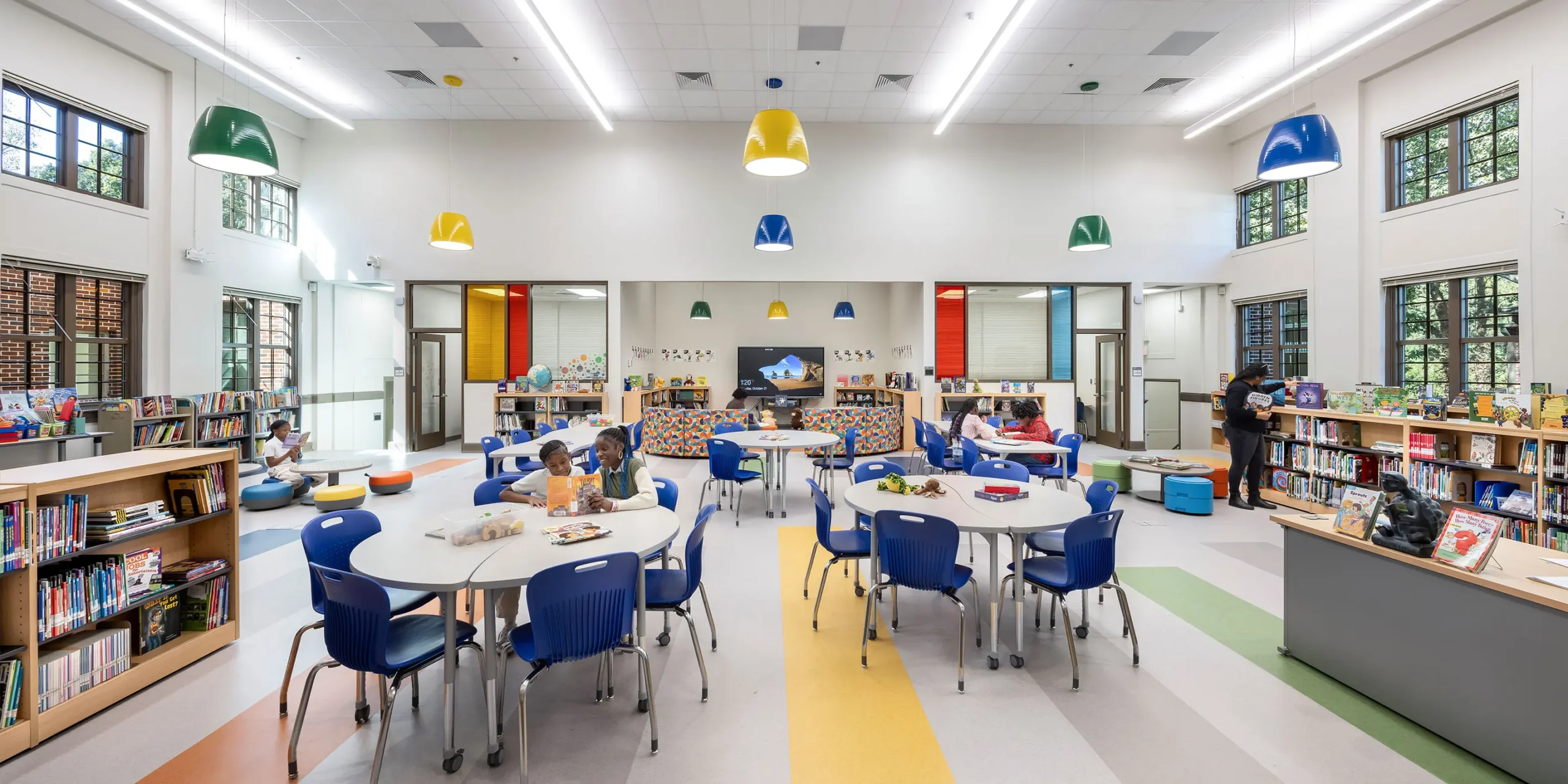 Frank Lebby Stanton Elementary School, Library